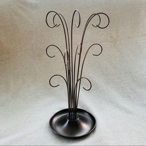 Jewelry Metal Tree Hanger Display Bronze Christmas